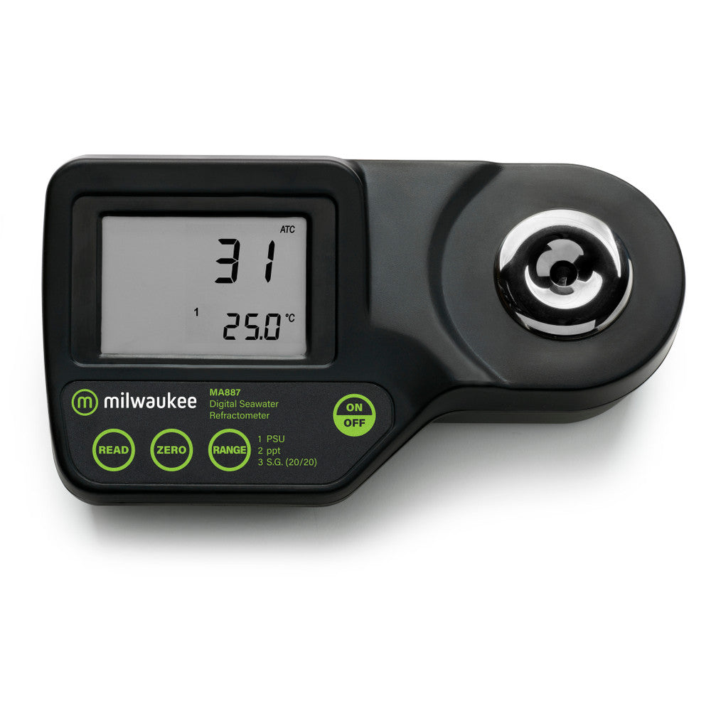 MILWAUKEE MA887 Seawater Digital Refractometer – ReefMarketSG Pte. Ltd.