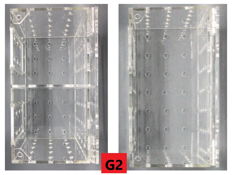 Quarantine/Isolation Box with Removable Divider