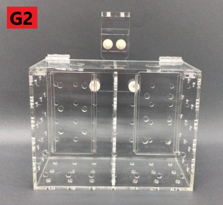 Quarantine/Isolation Box with Removable Divider