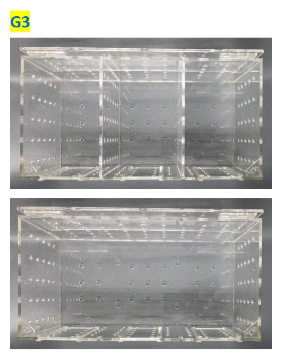 Quarantine/Isolation Box with Removable Divider