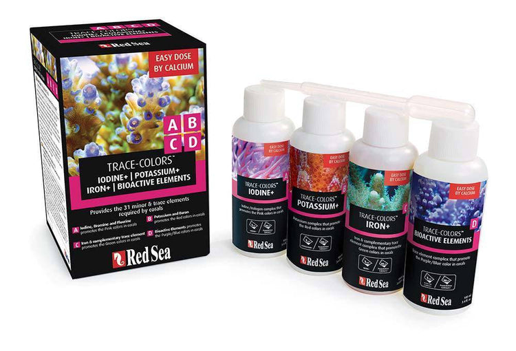 RED SEA TRACE COLORS ABCD 4PACK