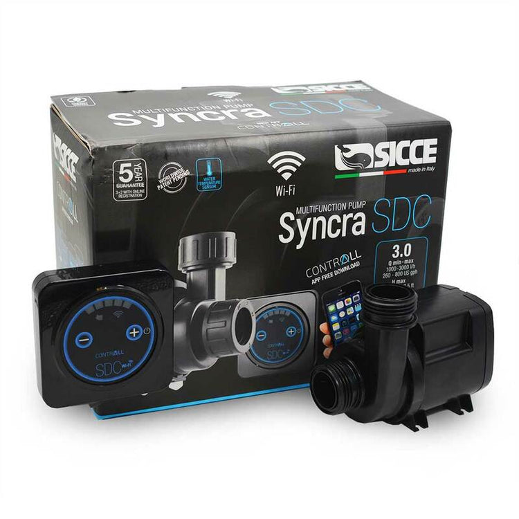 SICCE Syncra SDC 3.0 Wifi Controllable Pump (1000 - 3000L/HR)