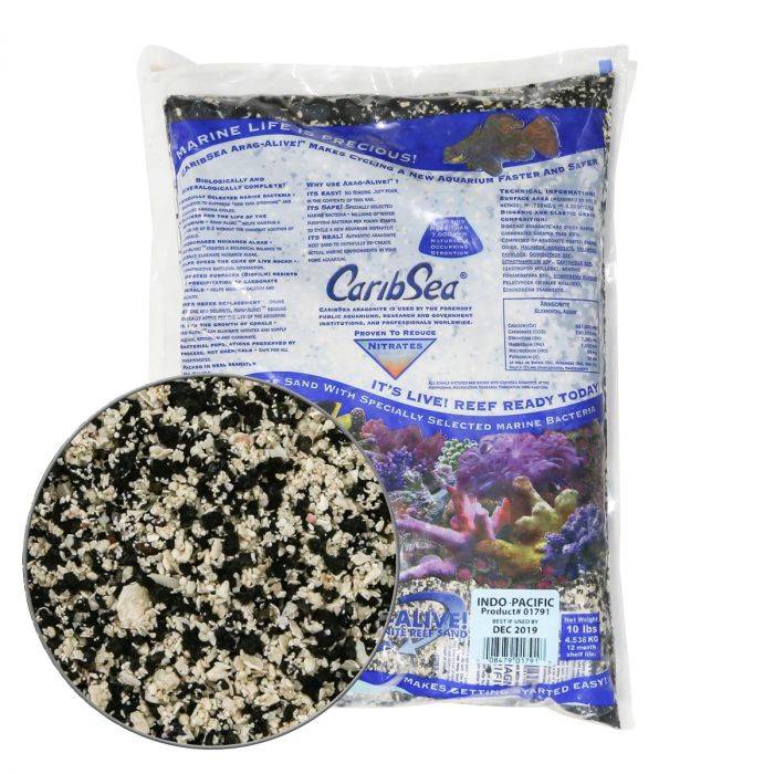 CARIBSEA Arag-Alive Indo-Pacific Black 20LBS