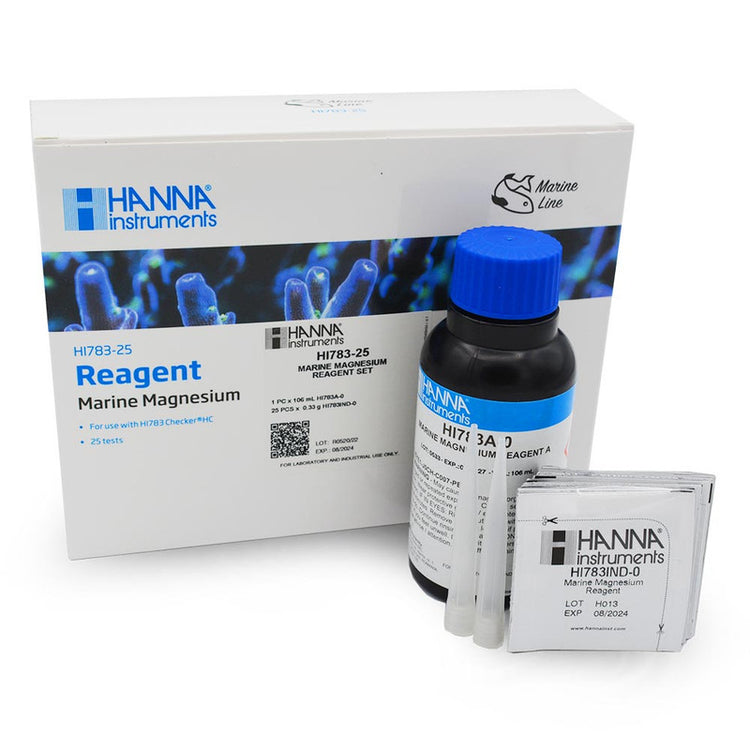 Hanna Instruments Reragents HANNA INSTRUMENTS HI783-25 Marine Magnesium Reagents – ReefMarketSG Pte ...