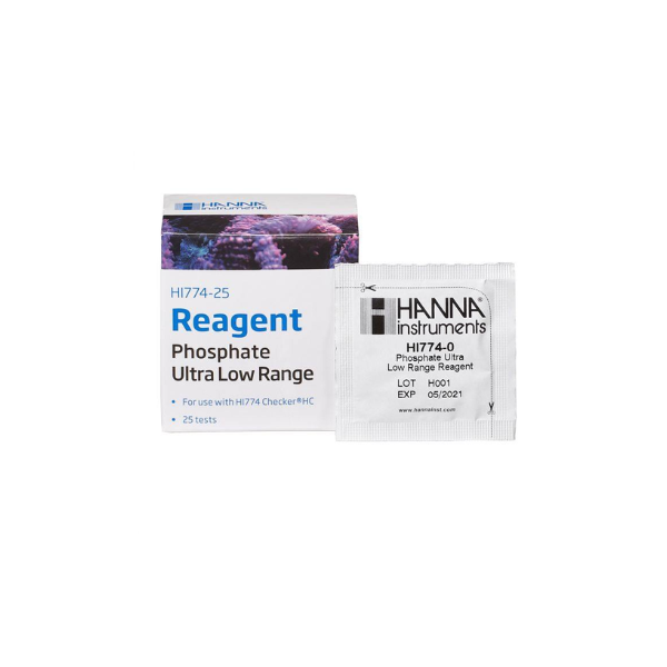 Hanna Instruments Reragents HANNA INSTRUMENTS HI774-25 Phosphate Ultra Low Range Reagents ...