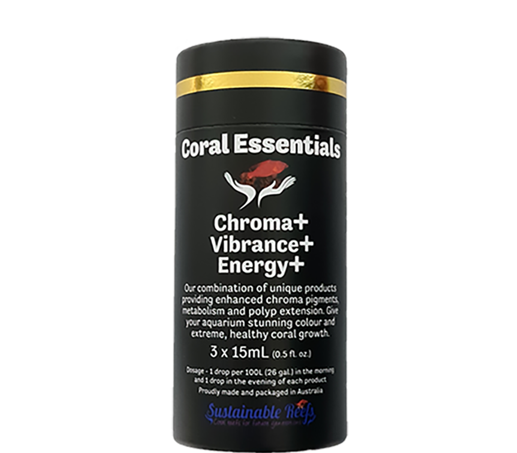 CORAL ESSENTIALS Nano Black Label Chroma+, Vibrance+ and Energy+ 3x15ML