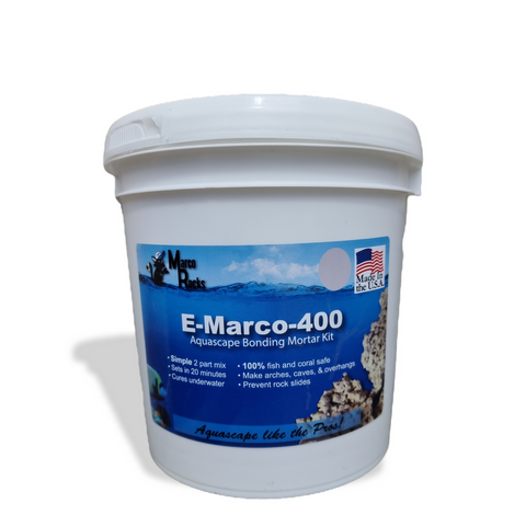 MARCO ROCKS E-Marco-400 Aquascaping Mortar Complete Kit - 5lbs Grey