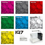 DYMAX IQ7 Mini Acrylic Tank Crystal Clear Aquarium (Spicy Red)