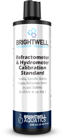 BRIGHTWELL AQUATICS Refractometer & Hydrometer Calibration Standard 250ML
