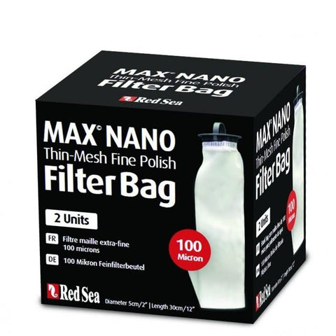 RED SEA 100 Micron Max Nano Thin Mesh Filter Bags